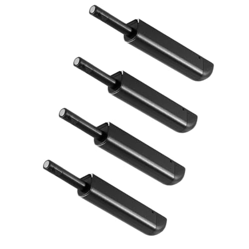 Qrity 4 Pack Push to Open Door Catch, Magnetic Touch Push to Open Door Latch, Magnetic Touch Catch Latch, Damper Buffer for Cabinet for Kitchen - size: 4 PCS