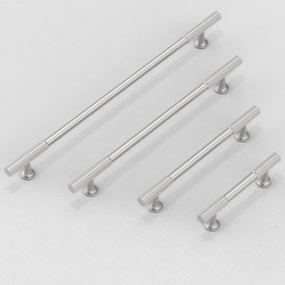 10 Pack Brushed Satin Nickel Cabinet Pulls 3 Inch(76mm) Kitchen Cabinet Handles Cabinet Hardware for Drawer Pulls - color: Brushed Satin Nickel, size: 3" Hole Center