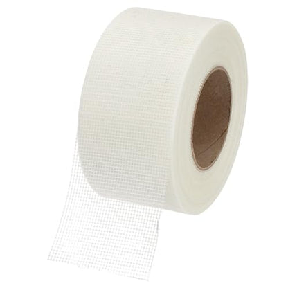 PATIKIL Drywall Repair Mesh Tape, 3 inch x 164 ft Fiberglass Repair Patch Self-Adhesive Dry Wall Joint Tape 12 Mesh Wall Hole Crack and Seam Patch, White - size: 3 inch x 164 Feet