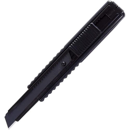 NT Cutter Premium Evolution PMG Serie, Aluminum Die-Cast Grip (PMGH-EVO2) - size: 12.3mm Medium-Duty, style: Black Aluminum Diecast Grip with Extra Sharp Blade