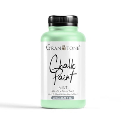 GRANOTONE Chalk Paint Mint 8.5 fl oz 250 ml - color: MINT, size: 8.5 Fl Oz
