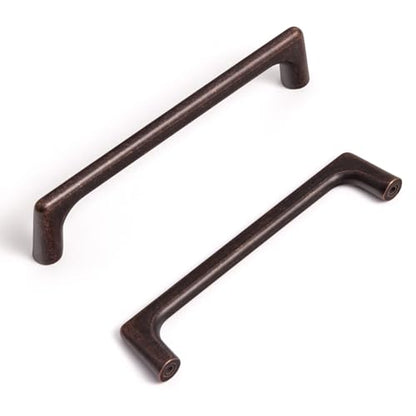 Goo-Ki Antique Oil Rubbed Bronze Cabinet Pulls with 5''(128mm),Retro Style Solid Zinc Cabinet Handles for Drawer,Cupboard, Wardrobe,24 Pack - color: Antique Oil Rubbered Bronze, size: 5'' Hole Centers