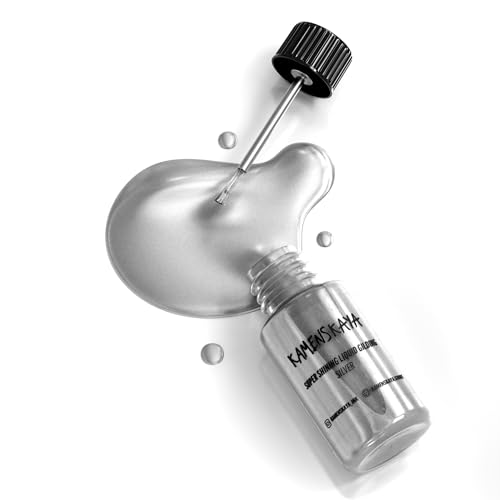 KAMENSKAYA Silver Leaf Paint, Liquid Gilding Paint, 0.68 fl oz - color: Silver, size: 0.68 Fl Oz (Pack of 1)