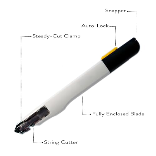 TINYBOT 30 Degree Precision Balanced Retractable Vinyl Film Wrap Razor Installation Knife - QTY 2