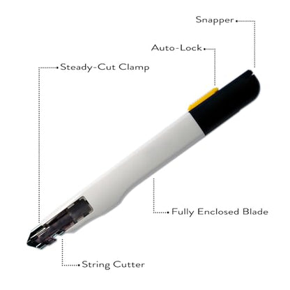 TINYBOT 30 Degree Precision Balanced Retractable Vinyl Film Wrap Razor Installation Knife - QTY 2