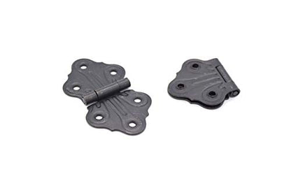Butterfly Hinge Oil Rubbed Bronze Finish Flush Mount Hinge 2 Hinges Comes with Matching Finish Screws