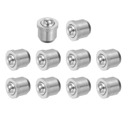 uxcell 10Pcs Stainless Steel Spring Plunger 5x4.5 mm Precision Ball (10N) - size: 5 x 4.5 mm(10N)