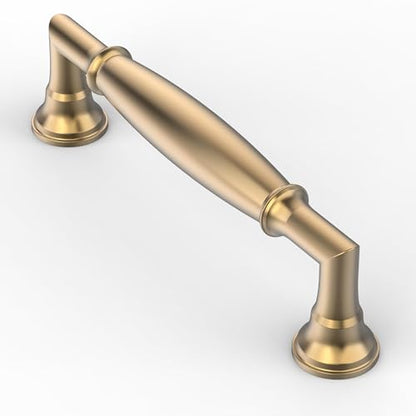 10 Pack Champagne Bronze Cabinet Pulls 3.75 Inch(96mm) Kitchen Cabinet Handles Solid Zinc Alloy Cabinet Hardware Drawer Pulls - color: Champagne Bronze, size: 3.75" Hole Center