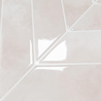 Alwayspon 10 Sheets 10"x10" Pink 3D Vinyl Backsplash Tiles, Self-Adhesive Peel and Stick Wall Tile Stickers Stick on Subway Tiles for Kitchen Bathroom Wall, 0274 - color: Pink