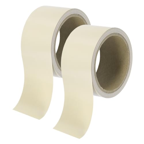 uxcell 2Pcs 2" x 33 ft PVC Edge Banding Tape, Light Yellow - color: Light Yellow, size: 2" x 33 ft