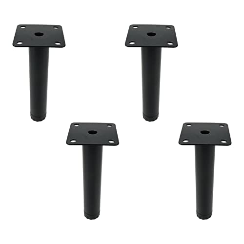 Quluxe 5.5 Inch Adjustable Metal Furniture Legs, Replacement Cabinet Leg