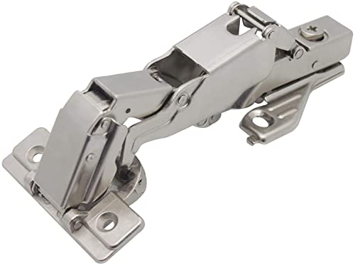 1 Pair(2pcs) American Face Frame Hidden Concealed 165 Degree Corner Kitchen Cabinet Door Hinges Soft Closing Full Overlay - size: 165 Degree Face Frame