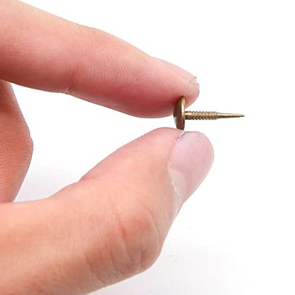 Piutouyar Bronze Upholstery Tacks, 100 Pcs, 8mm x 15mm - size: style2