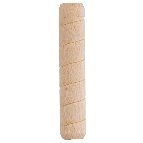 Spiral Grooved Hardwood Dowel Pins | 3/8" X 2" | Pack of 50 Approx. | Wooden Furniture Dowel Pins for Strong Connection | Furniture Making, Refurbishing or Crafts | UA-620-W - size: 3/8" X 2"