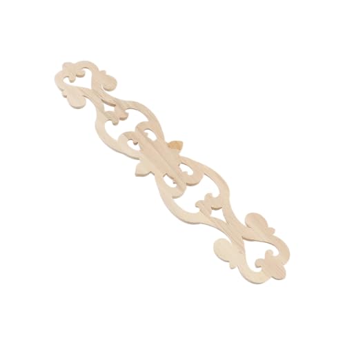 Wood Carved Onlays Appliques (Style6,4 pcs) - style: Style6,4 pcs