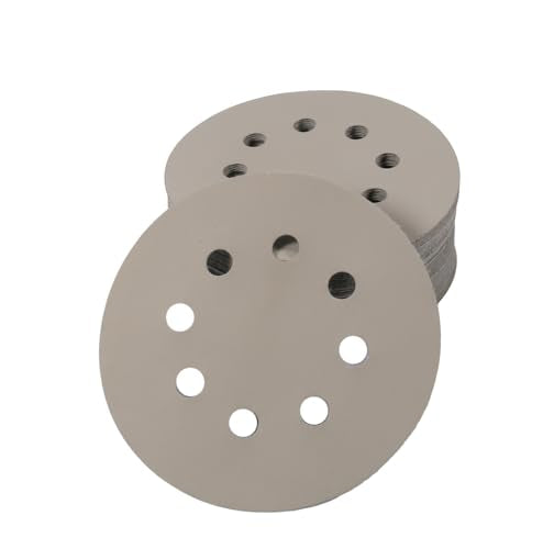 30 Pcs 5 Inch 8 Hole 4000 Grit Wet and Dry Sanding Discs, Round Hook and Loop Disc Sandpaper for Random Orbital Sanders - style: 4000 Grit