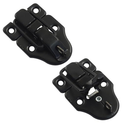 2-Pack Metal Toggle Latch, Black - color: Black