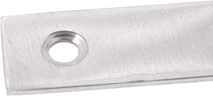Stainless Steel L Shape Flat Corner Brace Bracket for Wood & Metal, Fixing Joining Support Brace for Shelves, Furniture & Cabinet (150*150/5.9*5.9'') - size: 150 x 150 mm