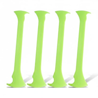 4PCS Car Vinyl Wrap Scraper Tool, Double Axe, Green - size: GN&Db