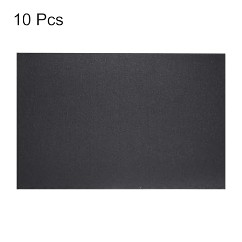 HARFINGTON 10pcs Sandpaper 180 Grit 18 x 12 Inch Silicon Sanding Sheets - size: 180 Grit