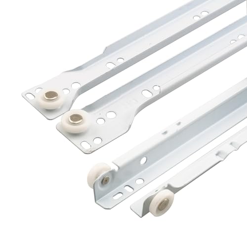 Prime-Line MP7213 Bottom Mount RV and Mobile Home Drawer Slides, White (1 Set) - size: 1 Pack