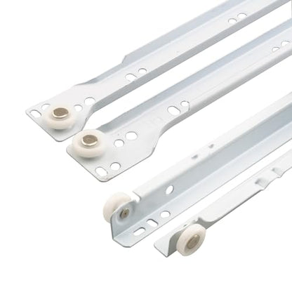 Prime-Line MP7213 Bottom Mount RV and Mobile Home Drawer Slides, White (1 Set) - size: 1 Pack