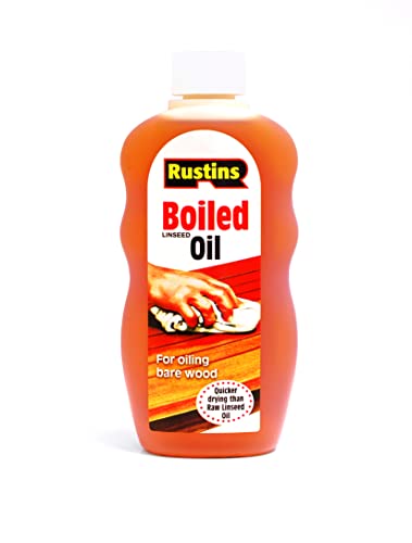 Rustins Boiled Linseed Oil Traditional Wood Restorer 300ml | 10.1 Fl. Oz.