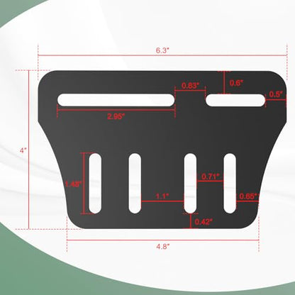 Linone 2PCS Heavy Duty Bed Frame Adapter/Connector Plate