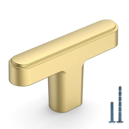 10 Pack Kitchen Cabinet Knobs Brushed Gold Dresser Knobs Drawer Knobs Kitchen Cabinet Hardware Knobs for Dresser Drawers - color: Brushed Gold, size: knob