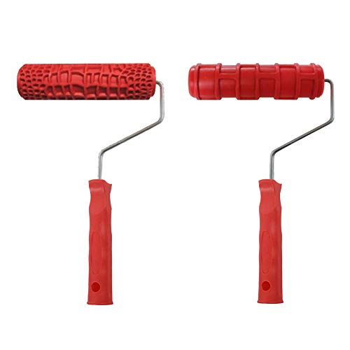 7'' Texture Roller, Classic Brick Pattern Embossed Paint Roller