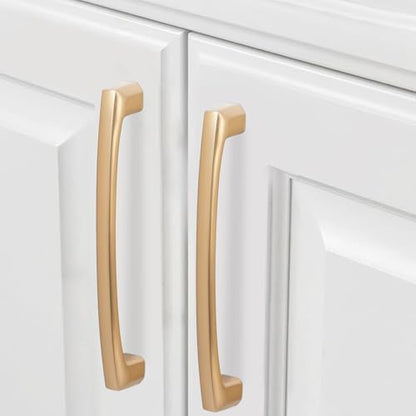 COTYKILEY 10 Pack 5 Inch(128mm) Champagne Bronze Cabinet Handles Champagne Kitchen Cabinet Pulls Cabinet Door Handles Kitchen Cabinet Hardware - color: Champagne Bronze, size: 5" Hole Center（128MM）