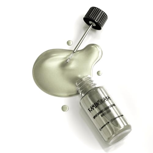 KAMENSKAYA White Gold Leaf Paint, Liquid Gilding Paint, 0.68 fl oz - color: White Gold, size: 0.68 Fl Oz (Pack of 1)