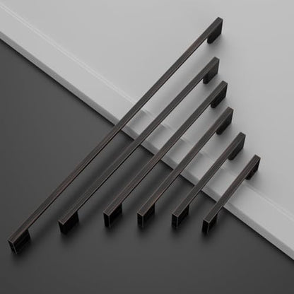 FILTA 10 Pack 7.5 Inch(192mm) Hole Centers Oil Rubbed Bronze Cabinet Pulls,Stylish Kitchen Cabinet Handles Zinc Alloy Cabinet Hardware for Cabinets Cupboard Handles Drawer Pulls - color: Oil Rubbed Bronze, size: 7.5" Hole Center, style: 10pack