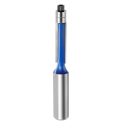 Flush Trim Router Bit, 1/4" x 1-3/16", 1/2" Shank, Top Bearing - size: 1/2 Shank x 1/4"