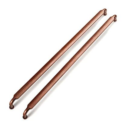 Goo-Ki 6 Pack 12-3/5 Inch （320mm） Hole Center Cabinet Pulls Antique Copper Zinc Alloy Kitchen Drawer Pulls Drawer Handles 13.05 Inch Length 2202-AC-320 - color: Antique Copper, size: 12-3/5 Inch Hole Centers