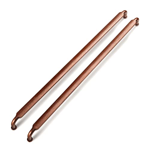 Goo-Ki 6 Pack 12-3/5 Inch （320mm） Hole Center Cabinet Pulls Antique Copper Zinc Alloy Kitchen Drawer Pulls Drawer Handles 13.05 Inch Length 2202-AC-320 - color: Antique Copper, size: 12-3/5 Inch Hole Centers