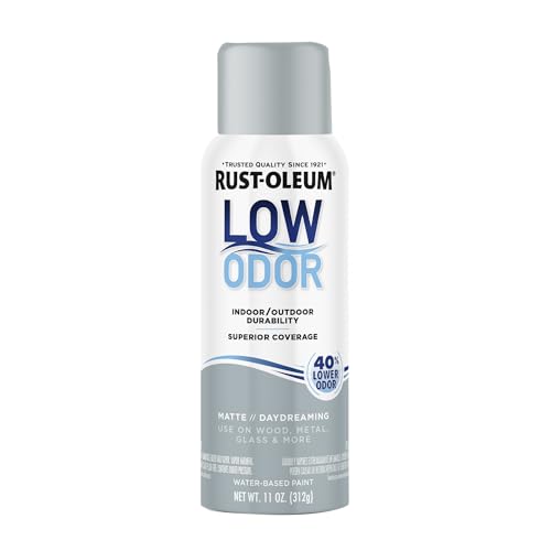 Rust-Oleum Low Odor Premium Spray Paint, Matte Daydreaming - color: Daydreaming, size: 11 Ounce (Pack of 1)