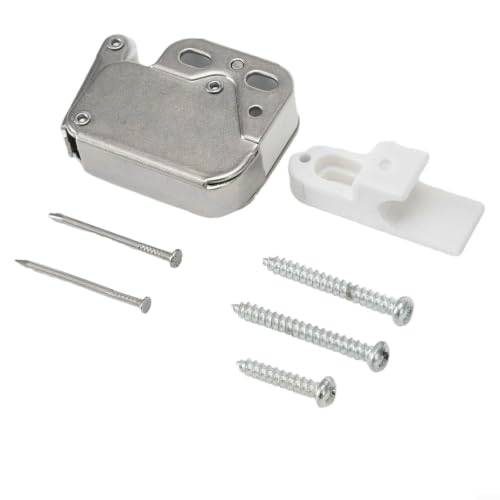 Spring Loaded Touch Latch For Cabinet Doors, Push Lock Catch Mechanism
