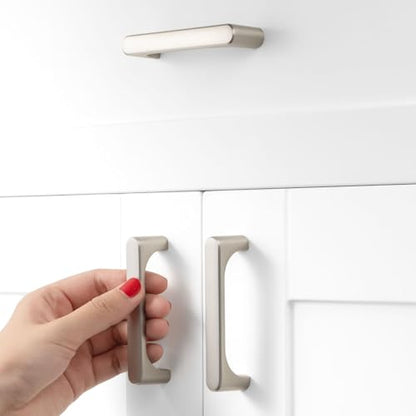3 Inch Brushed Nickel Cabinet Pulls Kitchen Handles 10 Pack 3126 - color: Brushed Nickel, size: 3 In Hole Distance