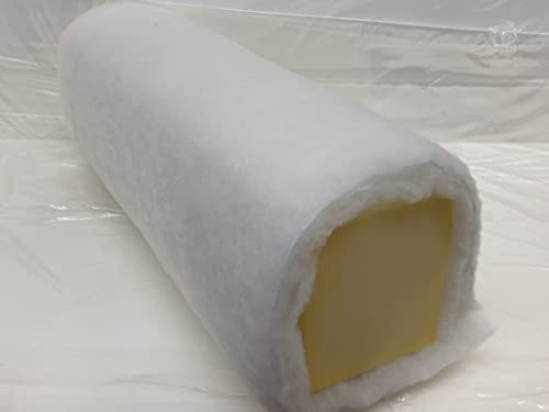 Galaxy Supply Inc. Upholstery Grade Bonded Dacron Polyester Batting, 1/2'' x30''x 1 Yard. Please Note: 1/2'' Thickness Before The Vacuum Handing, White, P8S-1YD
