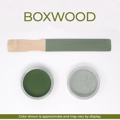Miss Mustard Seed's Milk Paint for Furniture, Cabinets & Wood, Boxwood, Sample - color: Boxwood, size: 1 Ounce (Pack of 1)
