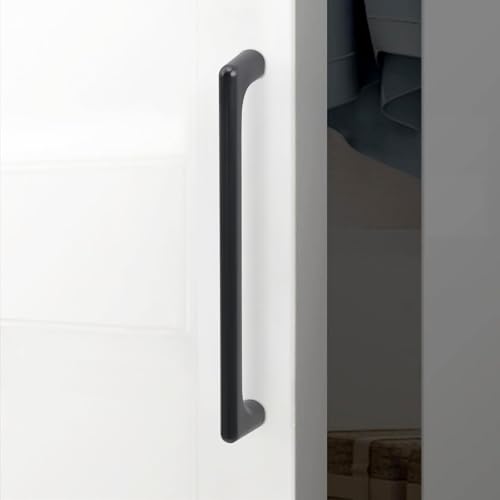 10 Pack 6.3 inch Matte Black Kitchen Cabinet Handles - color: Matte Black, size: 6-1/4 inch Hole Center