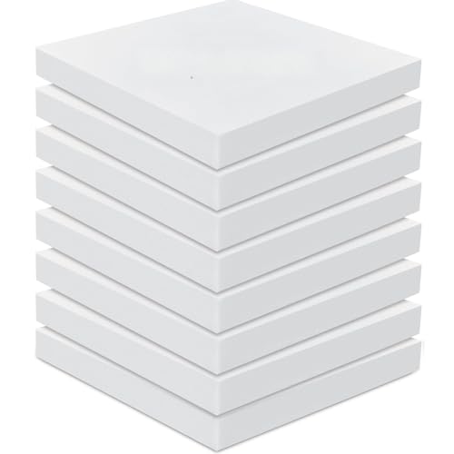 Frienda 8 Pack 2" x 22" x 22" Upholstery High Density Craft Foam - size: 2" x 22" x 22"