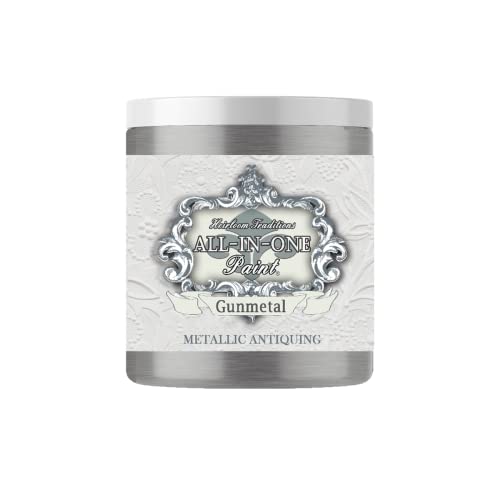 Heirloom Traditions Antiquing Gel - Gunmetal Metallic - 8 Fl Oz - color: Gunmetal Metallic, size: 8 Fl Oz (Pack of 1)