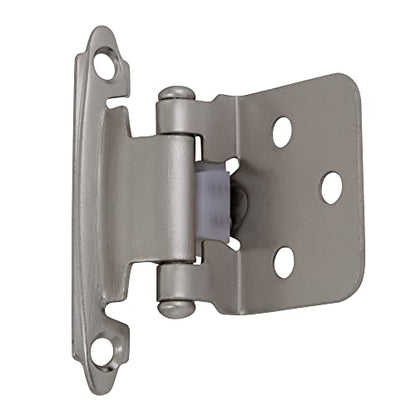Design House Cabinet Overlay Hinge, Satin Nickel - color: Satin Nickel