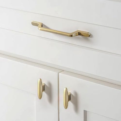 Goo-Ki 6 Pack Champagne Bronze Cabinet Drawer Knobs - 2.2" Full Length Modern Gold Bar Knob Small Single Hole Pull Kitchen Hardware for Dresser Cupboard Bathroom Wardrobe, 1751CB-DK - color: Champagne Bronze, size: 2.2" Full Length