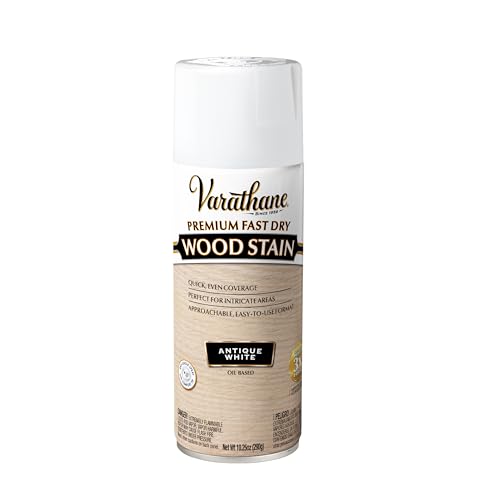 Varathane Premium Fast Dry Antique White Wood Stain Spray - color: Antique White, size: 10.25 Ounce (Pack of 1)