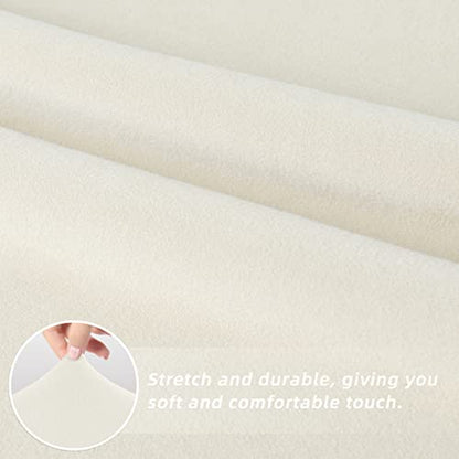 Easy-Going Stretch Dining Room Chair Slipcovers Set of 4, Ivory - color: Ivory