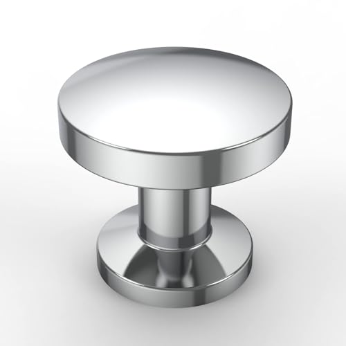 Asidrama 6 Pack Polished Chrome Kitchen Cabinet Knobs - color: Polished Chrome, style: 6 Pack