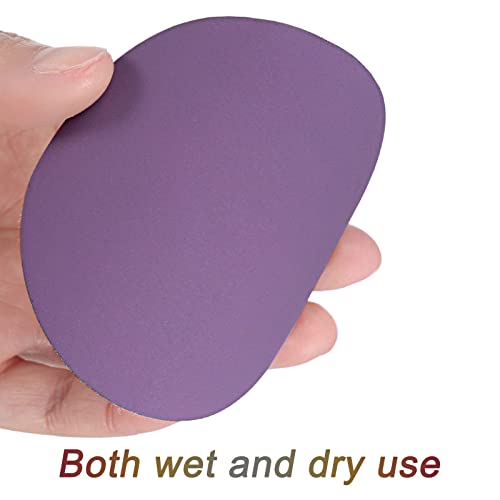 uxcell 20Pcs 3-Inch Purple Sanding Discs 1200 Grits Hook and Loop Professional Aluminum Oxide Sand Paper Wet Dry Polish for Wood Metal Paint Finishing - style: 1200 Grit